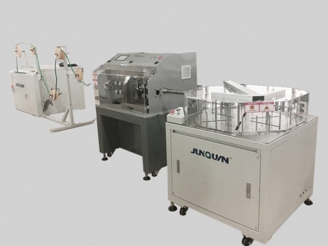 線纜裁剝機(jī)ZDBX-35+自動送線器PF-6K+自動收線器BS-80